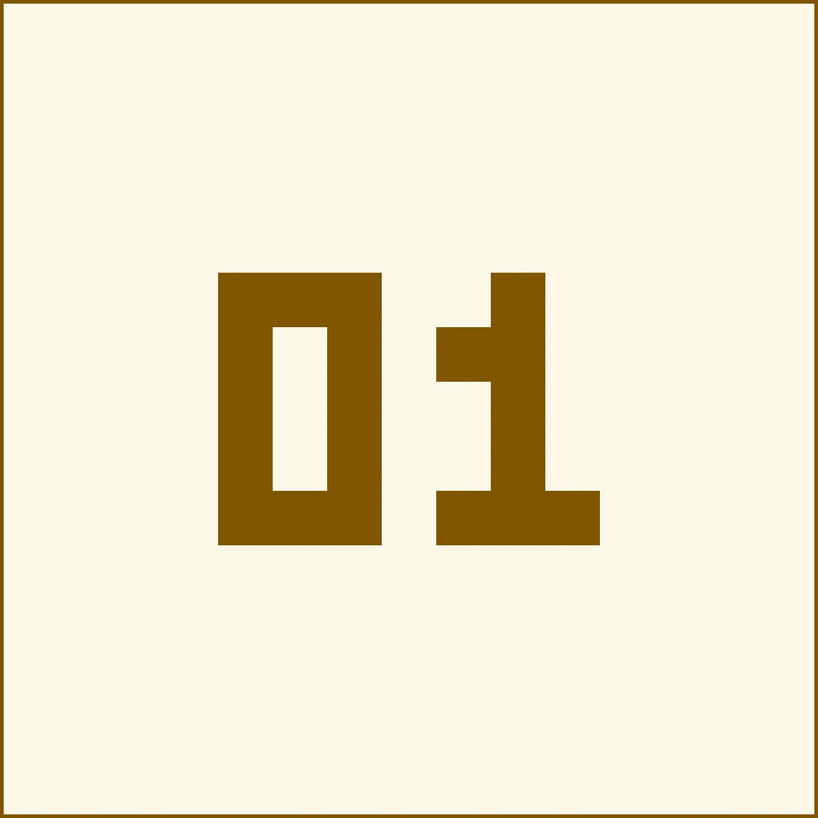 [Placeholder square, numbered 1.]