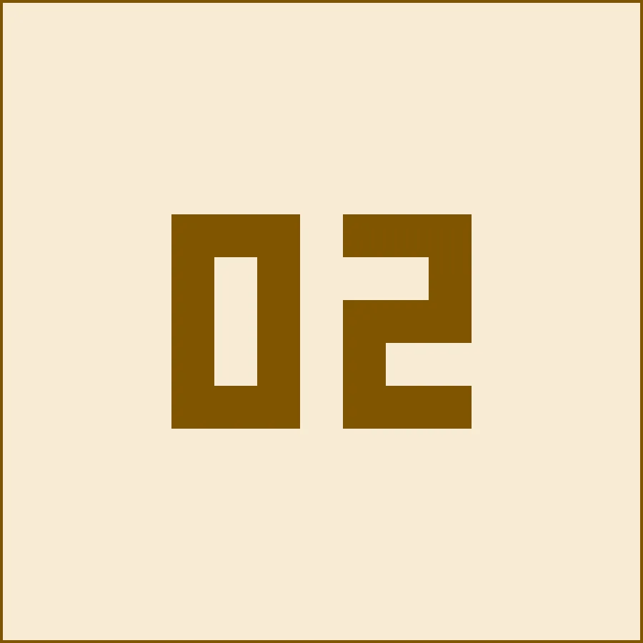 [Placeholder square, numbered 2.]