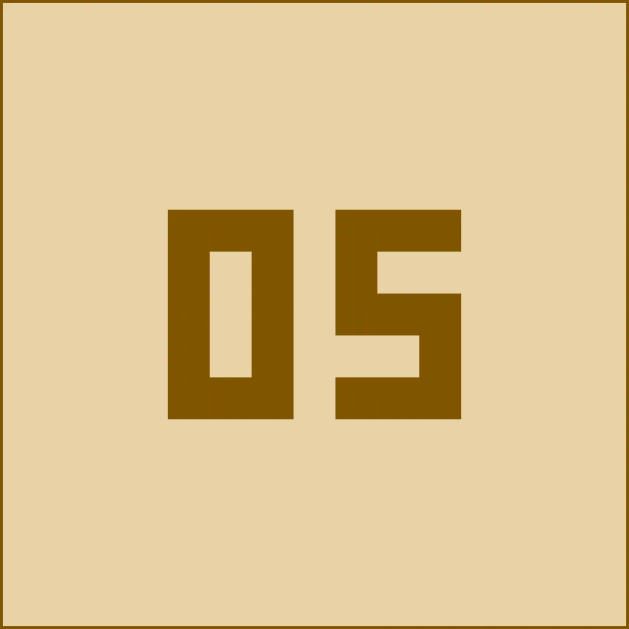 [Placeholder square, numbered 5.]
