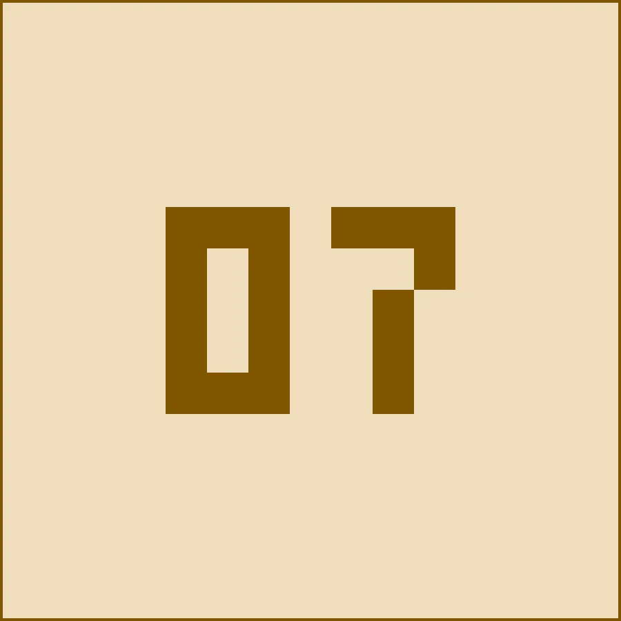 [Placeholder square, numbered 7.]